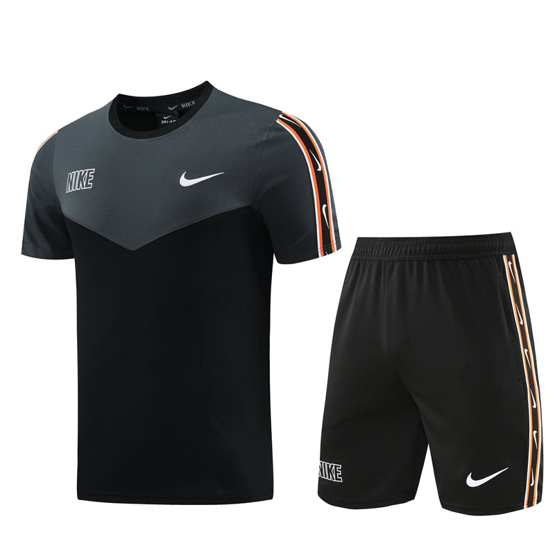 Kit Casual Nike Repeat Cinza