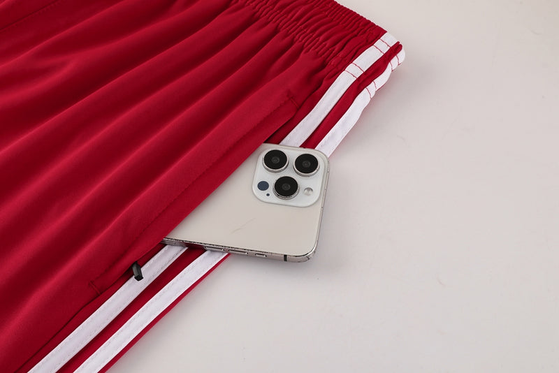 Kit Casual Adidas Vermelho Tiro