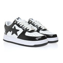 Tênis A Bathing Ape Bape Sta (Black & White)