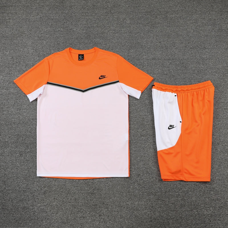 Kit Casual Nike Tech Laranja