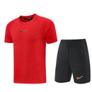 Kit Casual Nike Vermelho Big Swoosh