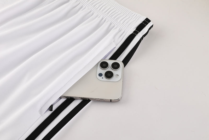 Kit Casual Adidas Branco Tiro