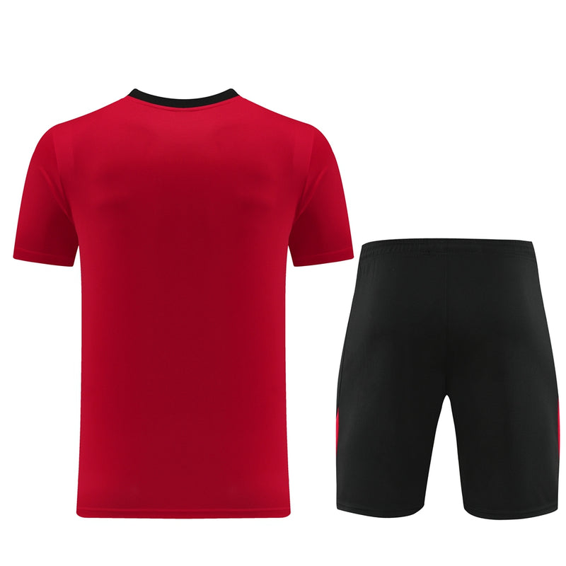 Kit Casual Nike Vermelho/Preto