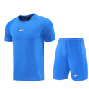 Kit Casual Nike Azul Big Swoosh