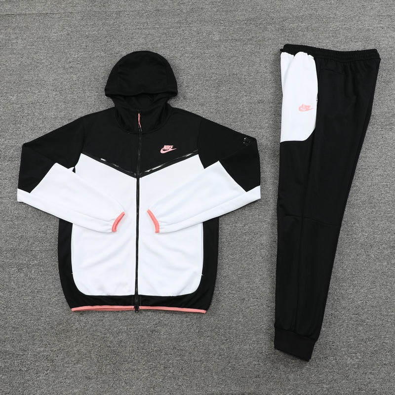 Conjunto Nike Tech Fleece Preto/Branco