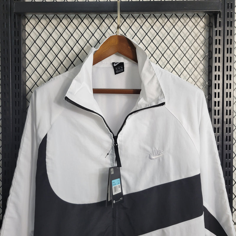 Jaqueta Corta Vento Nike Big Swoosh Branco