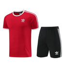 Kit Casual Adidas Classic Vermelho