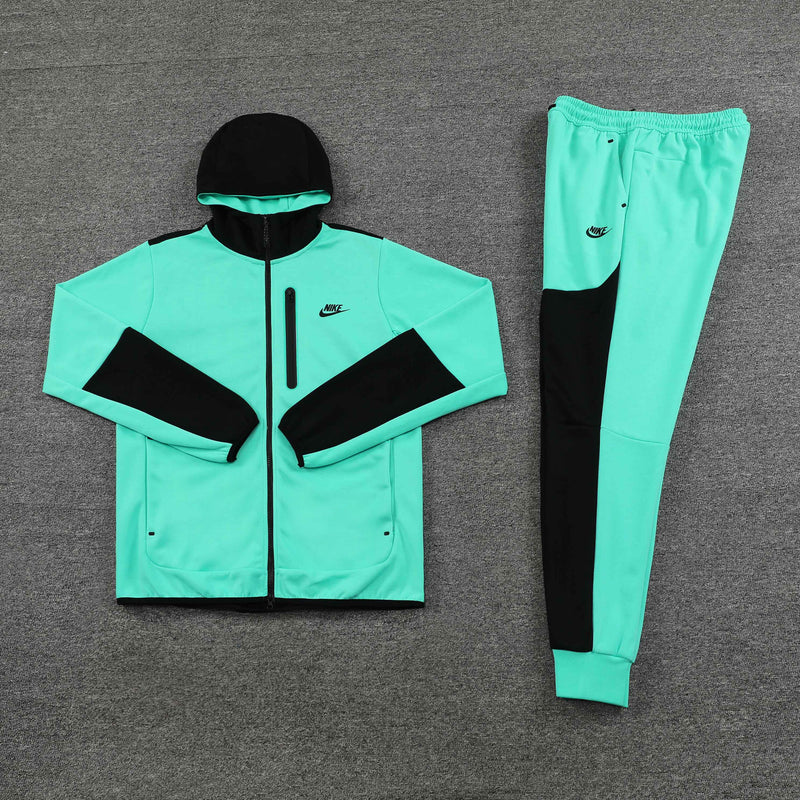 Conjunto Nike Tech Fleece Turquesa