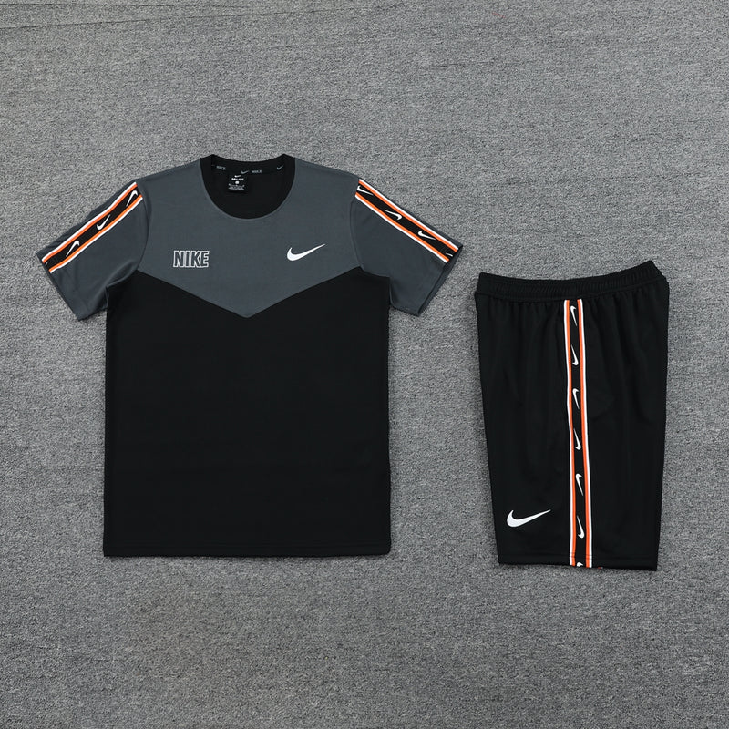 Kit Casual Nike Repeat Cinza