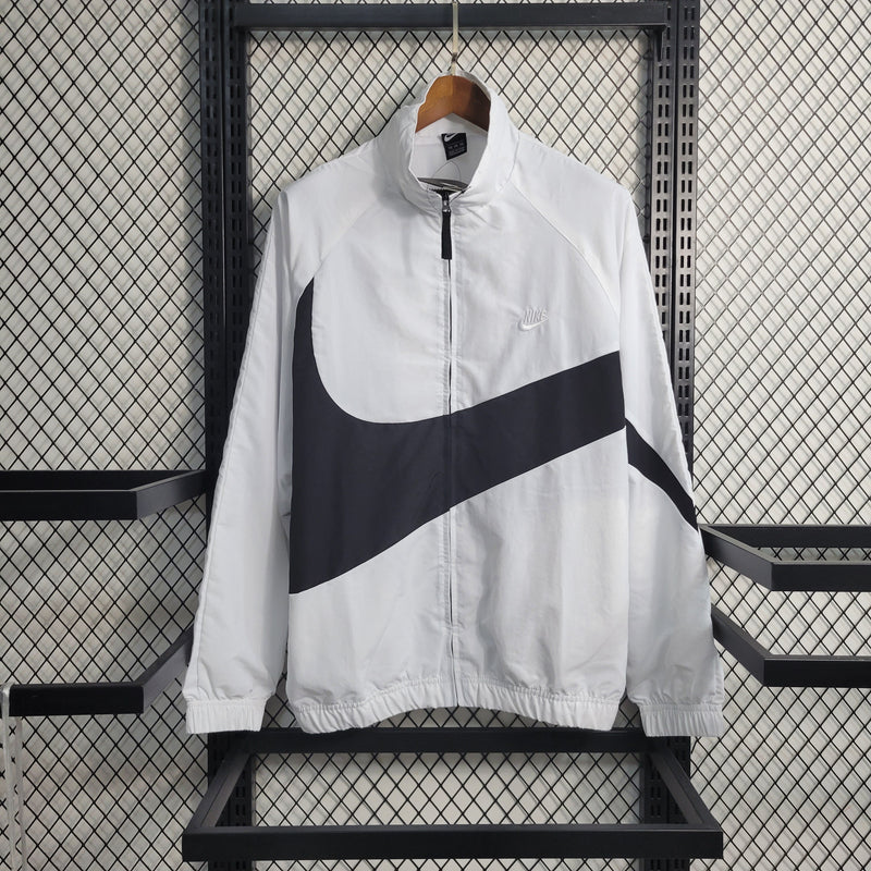 Jaqueta Corta Vento Nike Big Swoosh Branco