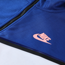 Conjunto Nike Tech Fleece Azul/Branco