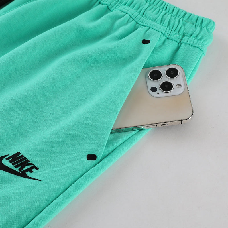Conjunto Nike Tech Fleece Turquesa