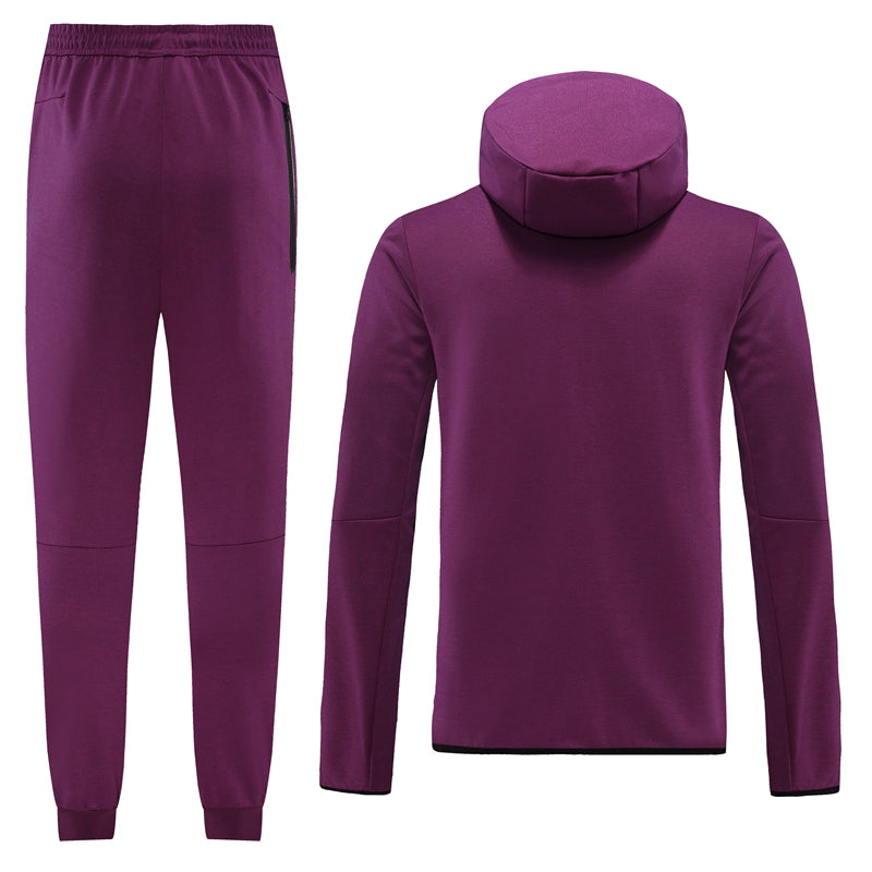 Conjunto Nike Tech Fleece Roxo/Azul