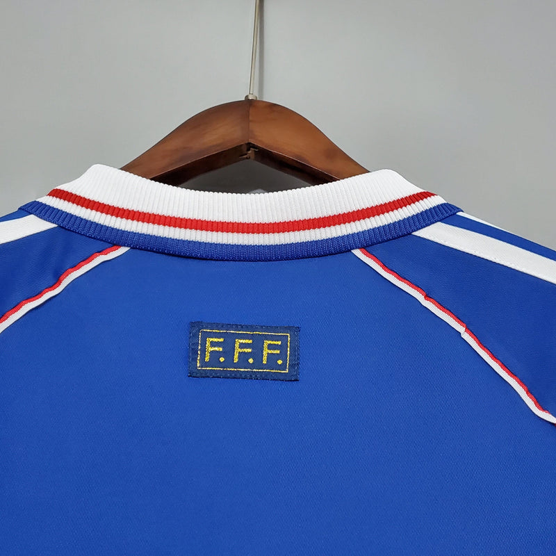 Camisa Retrô Seleção França 1998/98 Home - ResPeita Sports