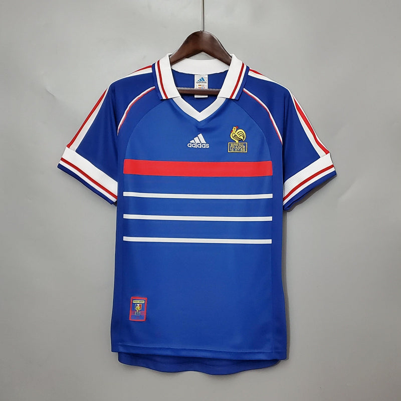 Camisa Retrô Seleção França 1998/98 Home - ResPeita Sports